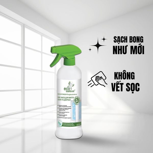 Nước lau kính và gương Eco Control 500ml