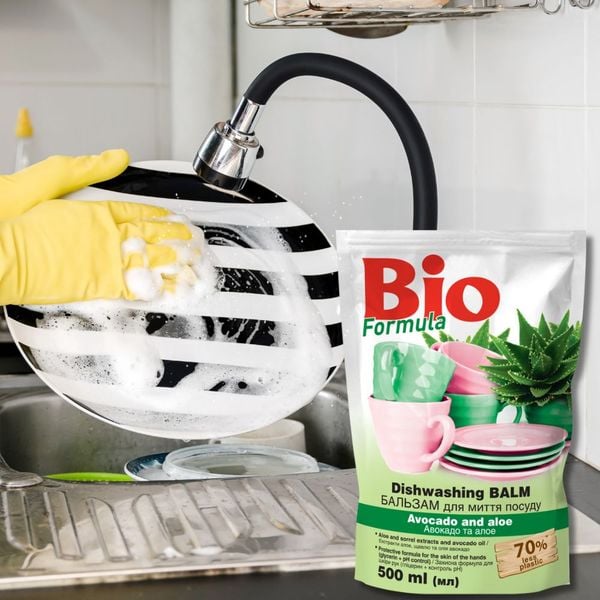 Nước Rửa Bát Bio Formula Bơ Và Lô Hội Dạng Túi 500ml