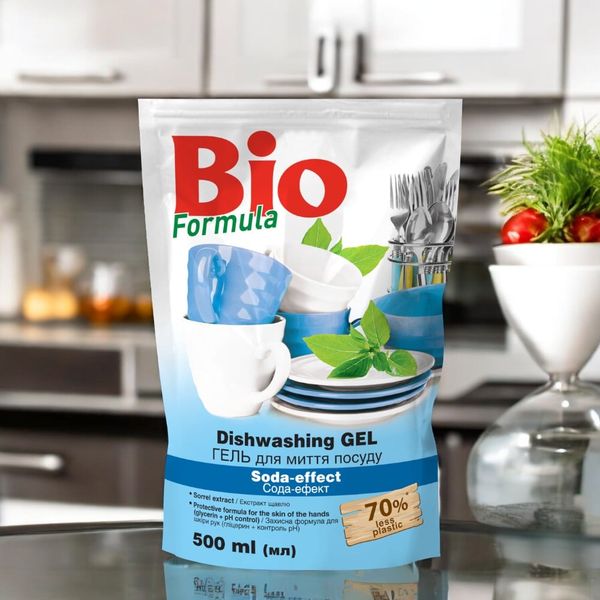 Nước rửa bát Bio Formula Soda dạng túi 500ml