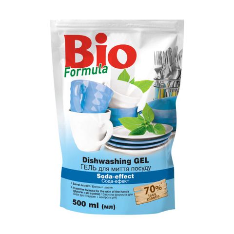 Nước rửa bát Bio Formula Soda dạng túi 500ml