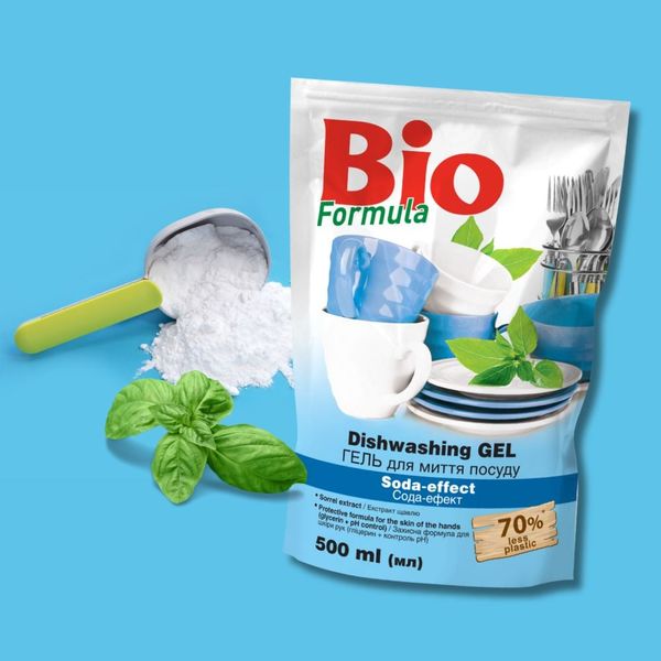 Nước rửa bát Bio Formula Soda dạng túi 500ml