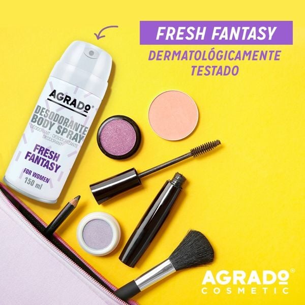 Xịt khử mùi body Agrado hương nước hoa Fresh Fantasy 150ml