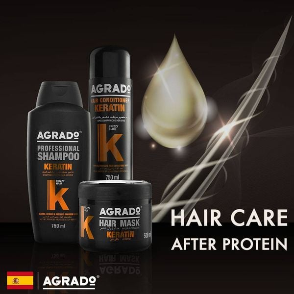 Dầu xả Agrado Keratin dành cho mọi loại tóc 750ml