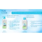 Gel khoáng rửa mặt micellar Dr.Sante Pure Code dành cho mọi loại da 200ml