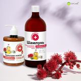Cặp dầu gội xả Domashnij Doctor ba tác động chống rụng tóc