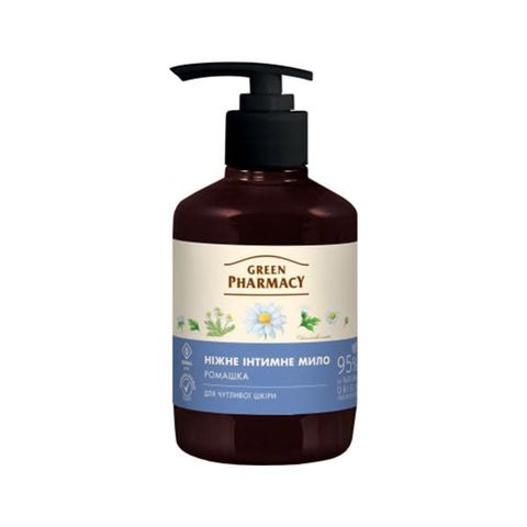 Dung Dịch Vệ Sinh Phụ Nữ Green Pharmacy Hoa Cúc 370ml