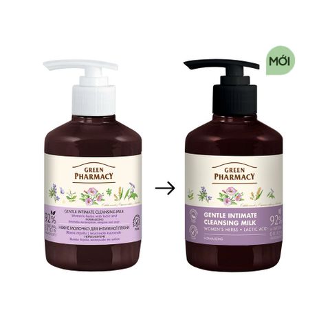 Dung Dịch Vệ Sinh Phụ Nữ Green Pharmacy Dạng Sữa Trung Hòa “Thảo Mộc” 370ml