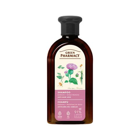 Dầu gội Green Pharmacy chống rụng tóc cây ngưu bàng và protein lúa mì 350ml