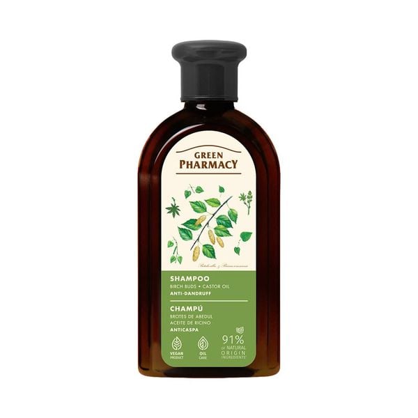 Dầu gội Green Pharmacy ngăn ngừa gàu chiết xuất nụ bạch dương 350ml