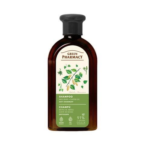 Dầu gội Green Pharmacy ngăn ngừa gàu chiết xuất nụ bạch dương 350ml