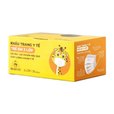  Khẩu trang trẻ em 3 lớp, hộp 30 cái, thương hiệu Bạch Tuyết, sản xuất tại Việt Nam 