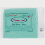  Săn mổ tuyệt trùng 50x50 không lỗ, gói 20 cái, thương hiệu Bạch Tuyết, sản xuất tại Việt Nam 