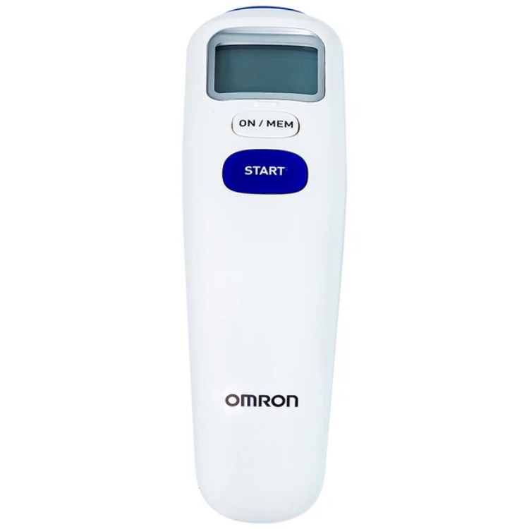 Nhiệt kế hồng ngoại bấm trán OMRON MC720, đo nhiệt độ nhanh chóng và chính xác, thương hiệu Omron, sản xuất tại Trung Quốc 
