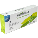  Que thử đường VivaCheck, hộp 50 test, sản xuất tại Trung Quốc, đo đường huyết chính xác 
