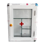  Tủ thuốc gia đình, tủ y tế nhôm kính 30 x 17 x 40 cm treo tường, nhỏ gọn, tiện lợi 