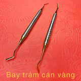  Bay trám nha khoa cán vàng, dụng cụ y tế cao cấp, hỗ trợ thao tác chính xác 