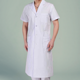  Áo Blouse (Blue) Bác Sĩ Tay Ngắn, Tay Dài Mỏng Nhẹ, Thoáng Mát, Thấm Hút Mồ Hôi Tốt Cho Nam 