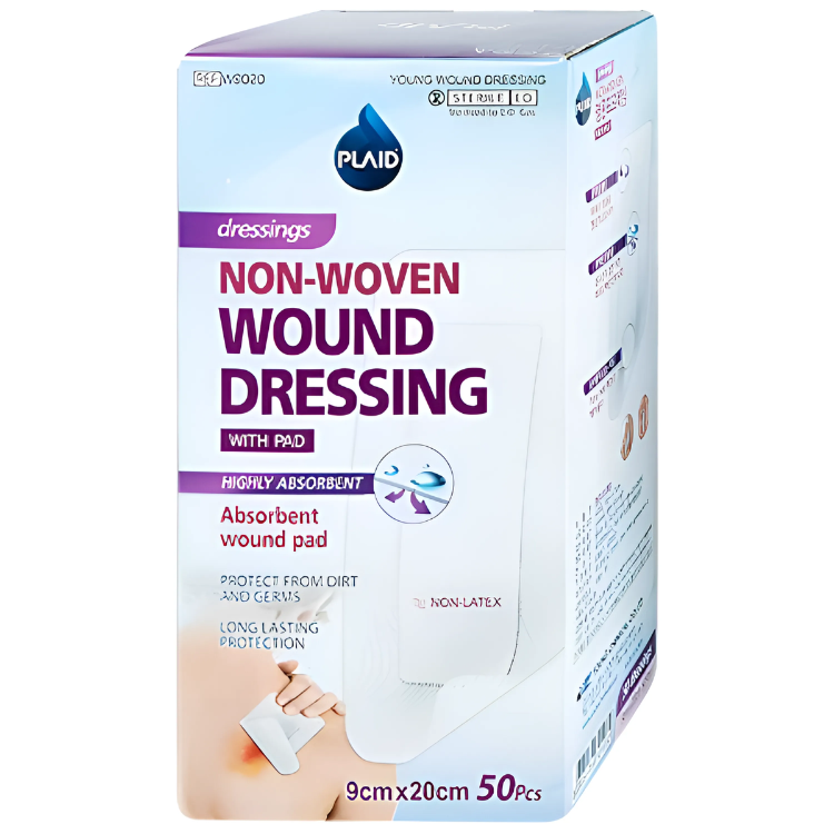  Băng gạc vô trùng Young Wound Dressing 9x20, thương hiệu Young Chemical, sản xuất tại Hàn Quốc 