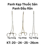 Panh kẹp thuốc sản, panh đầu rắn, dụng cụ y tế chuyên dụng, sản xuất tại Pakistan 