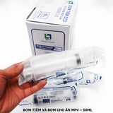  Bơm tiêm Eco 50cc, chất lượng cao, thương hiệu MPV, sản xuất tại Việt Nam 