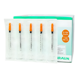  Bơm tiêm insulin, hộp 100 cây, chất lượng cao, thương hiệu BBraun, sản xuất tại Đức 