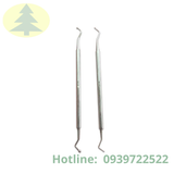  Cây trám răng 2 đầu tròn, dụng cụ nhồi nha khoa, chất lượng cao 