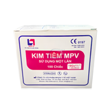  Đầu kim MPV 18G, hộp 100 cây, chất lượng cao, sản xuất tại Việt Nam 