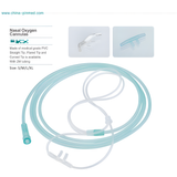  Dây oxy 2 nhánh GREETMED, dây thở oxy y tế PVC cho người lớn, thương hiệu Zibo, sản xuất tại Trung Quốc 