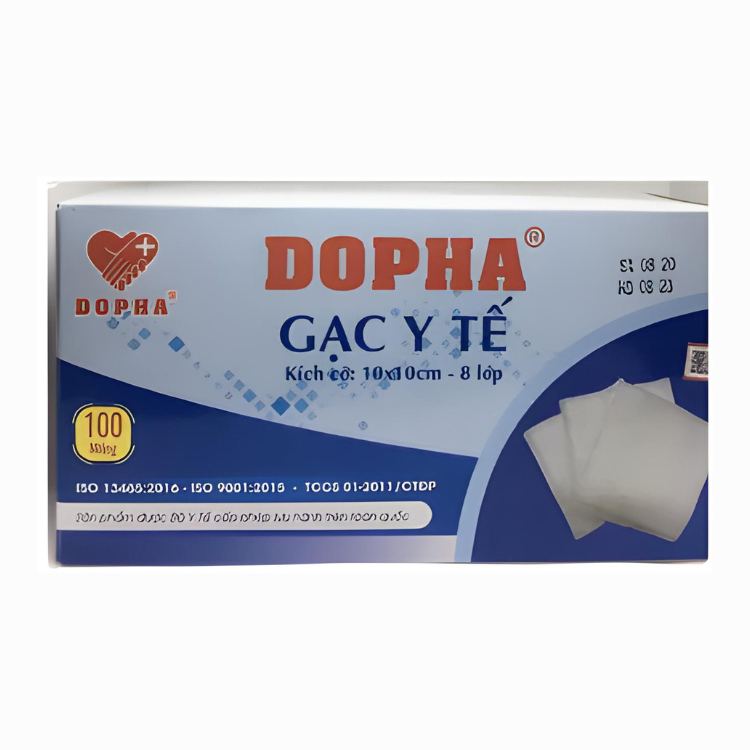  Gạc nước , thấm hút tốt, dùng trong y tế, thương hiệu DOPHA, sản xuất tại Việt Nam 