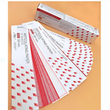  Giấy cắn than GC, dùng trong nha khoa để ghi dấu khớp cắn, thương hiệu QC, sản xuất tại Nhật Bản 
