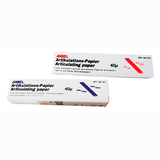  Giấy cắn than thường, dùng trong nha khoa để ghi dấu khớp cắn, thương hiệu Henel, hộp 10 xấp, sản xuất tại Mỹ 