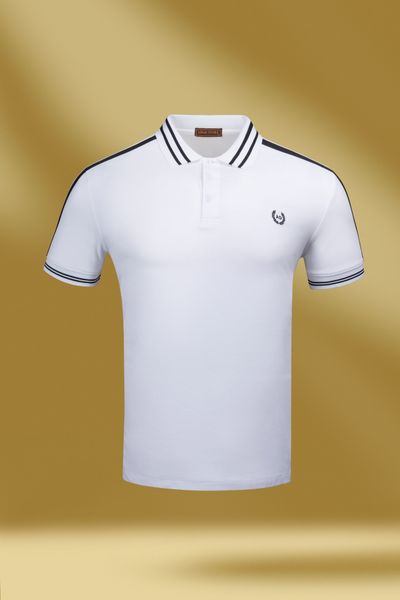 Áo Polo Trắng Mix Viền Đen - Ap102T