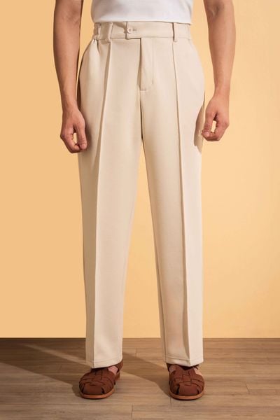 Quần trousers be trơn - QSN005