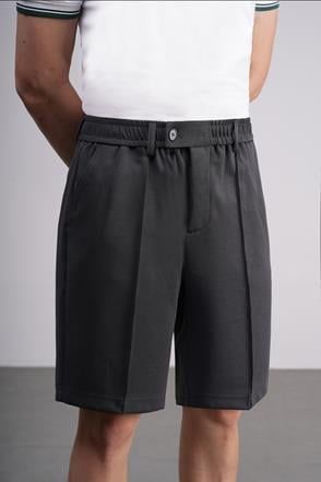 Quần ngố thun Ghi ánh Xanh - QNC002X