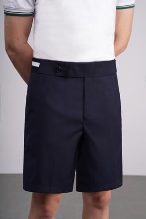 Quần ngố xanh tím than cạp chun - QN006