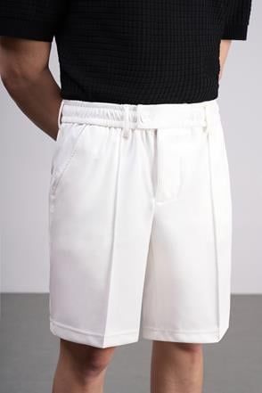 Quần ngố thun trắng - QNC002T