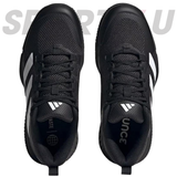  Giày Cầu Lông Adidas Court Team Bounce 2.0W HR1236 Đen Sọc Trắng 