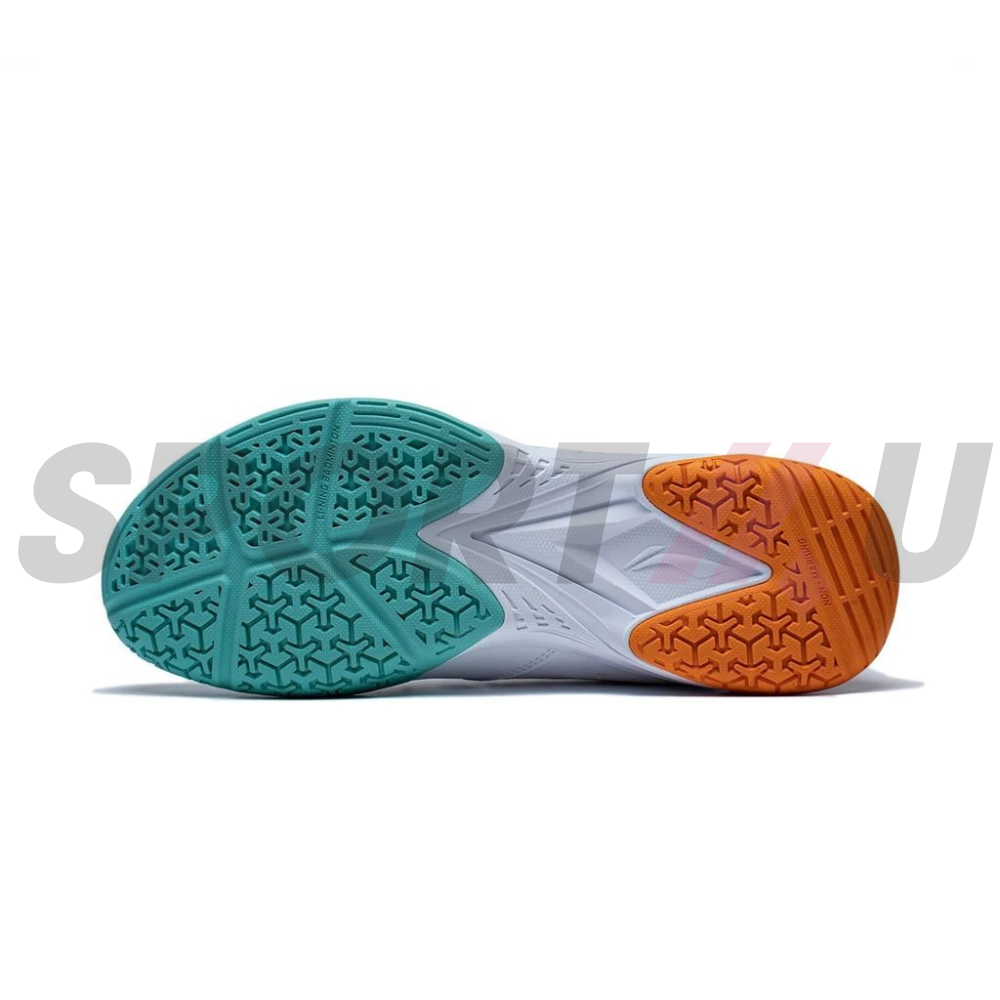  Giày Cầu Lông Lining AYTT001-2 Trắng Cam - Chính Hãng 