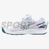  Giày Cầu Lông Mizuno CYCLONE SPEED 4 Trắng Xanh 