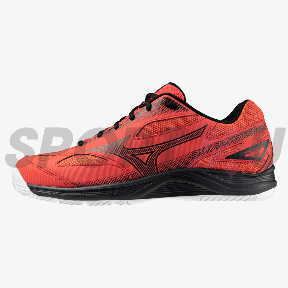  Giày Cầu Lông Mizuno Sky Blaster 3 Đỏ Đen Trắng 