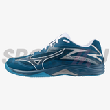  Giày Cầu Lông Mizuno Thunder Blade Z Xanh Biển Trắng 