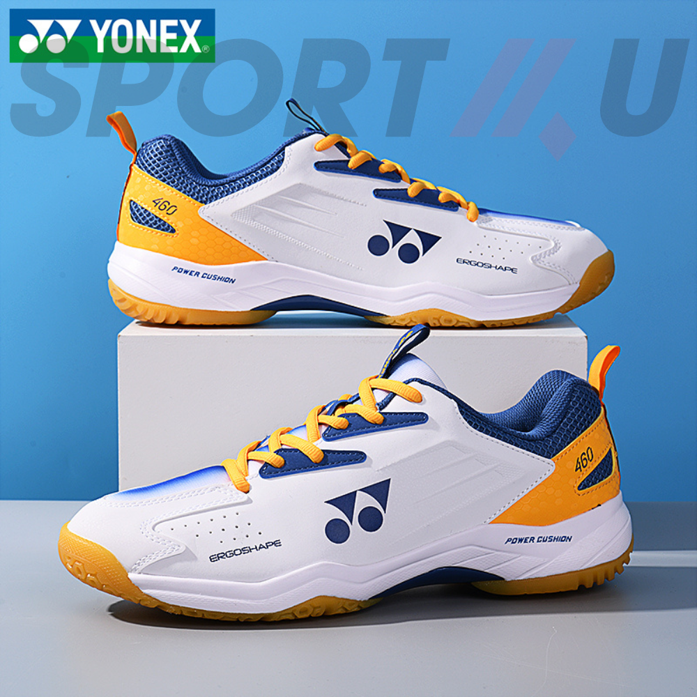  Giày Cầu Lông Yonex SHB 460CR Trắng Vàng 