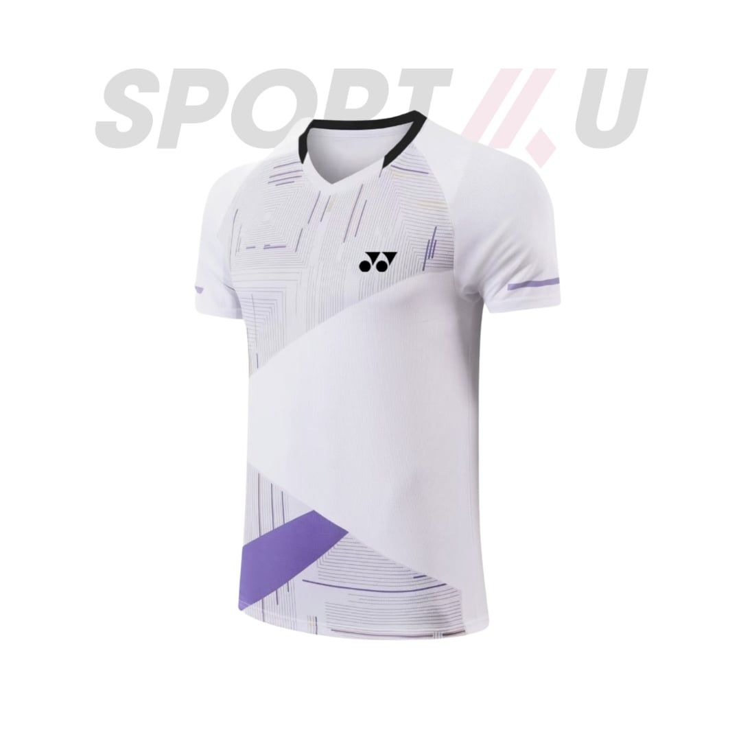  Áo Cầu Lông Nam Yonex S4UA005 Trắng Tím 