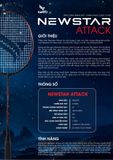  Vợt Cầu Lông Kamito Newstar Attack Đen Đỏ - Chính Hãng 