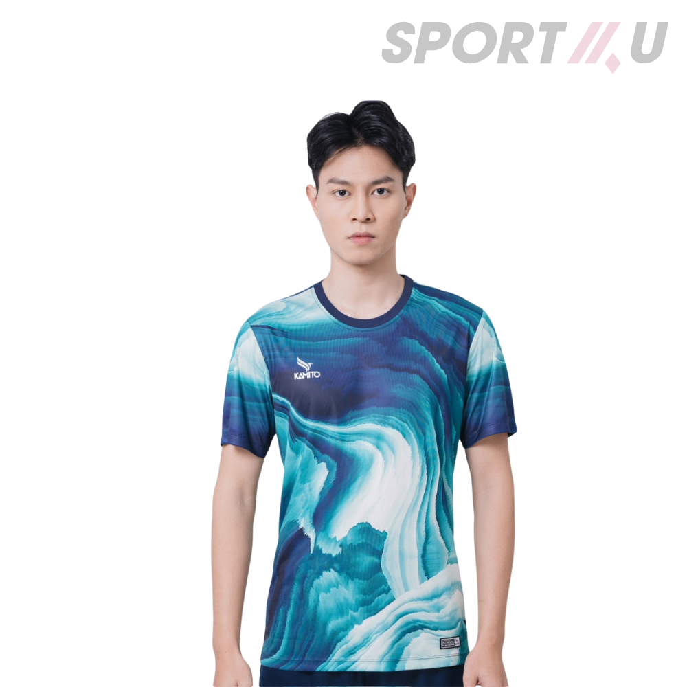  Áo Cầu Lông Nam Kamito Tornado Xanh Rêu 