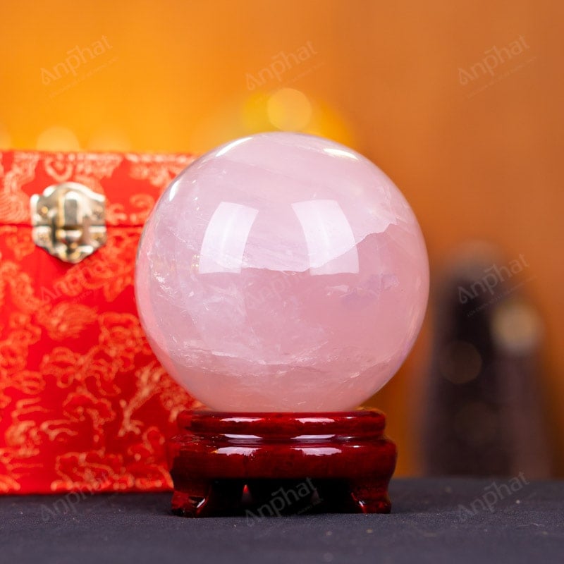  Bi cầu thạch anh hồng VIP 0,5-1,5kg 