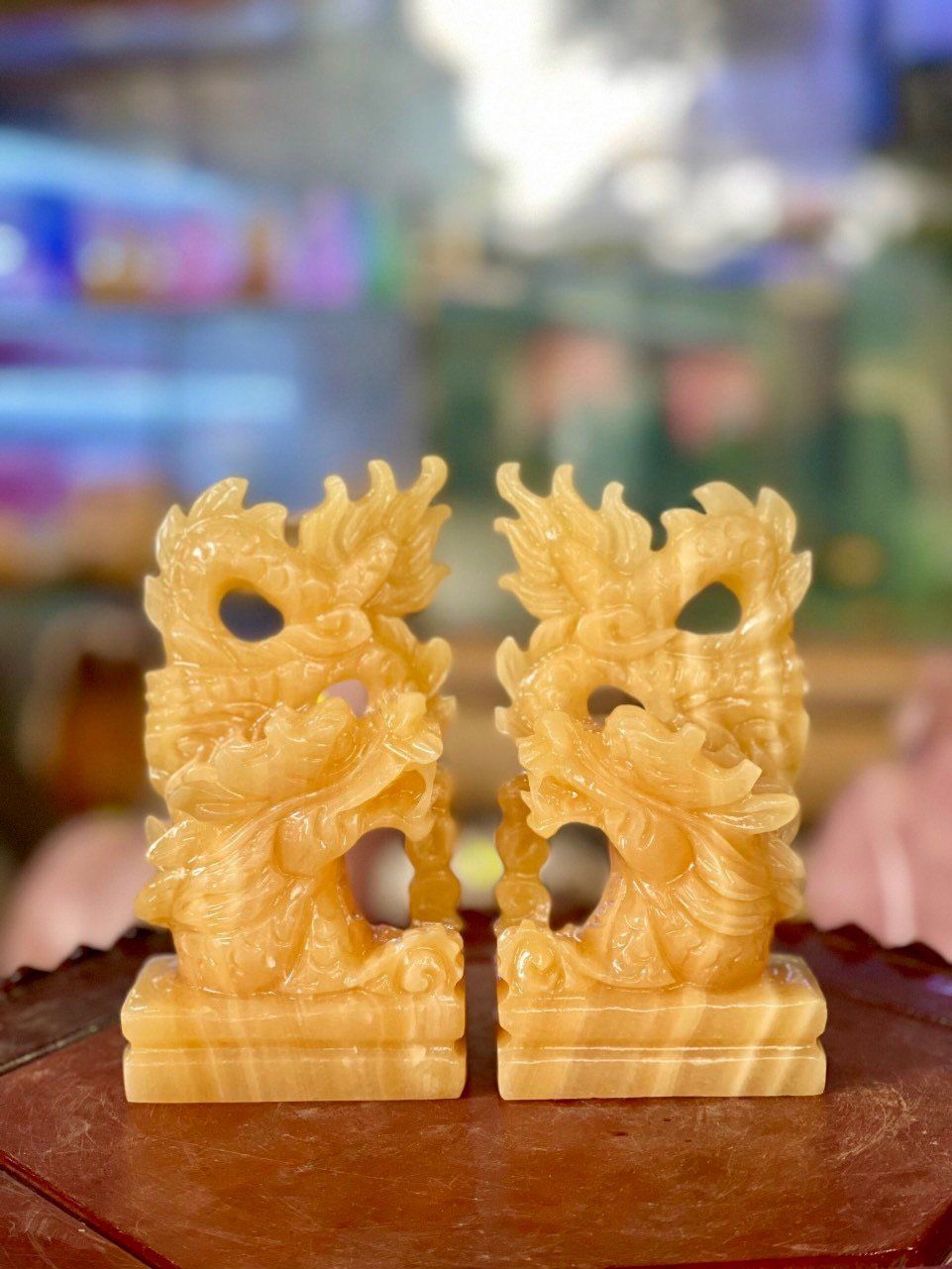  Cặp song hoàng long quyền quý 15cm 