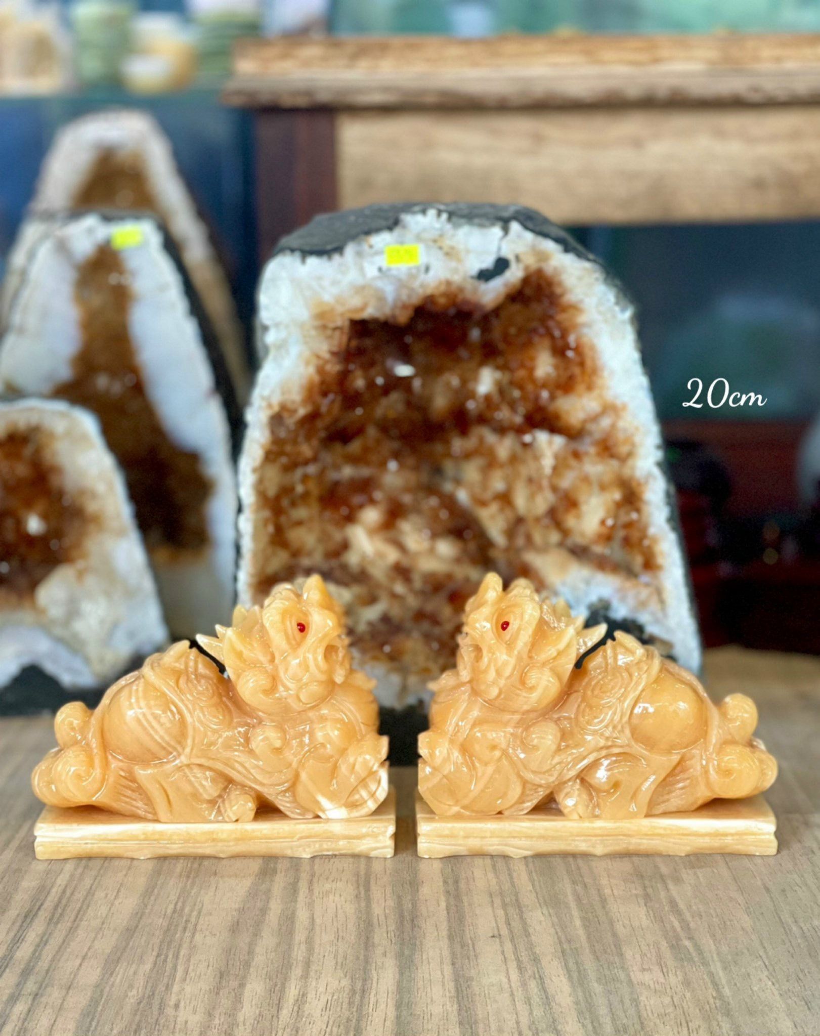  Cặp Tỳ Hưu phong thuỷ Ngọc Hoàng Long ( nhiều size) 