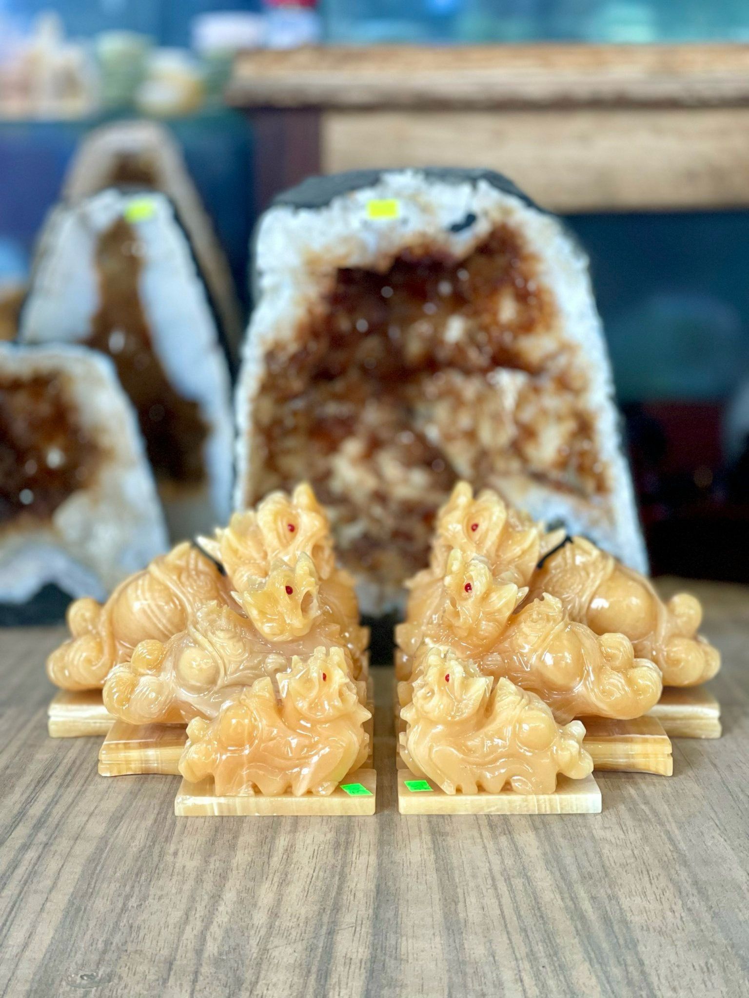  Cặp Tỳ Hưu phong thuỷ Ngọc Hoàng Long ( nhiều size) 