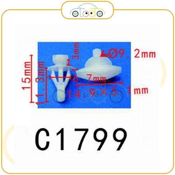 Chốt nhựa C1799 dùng cho xe Hyundai - Kia sản xuất với độ chính xác cao